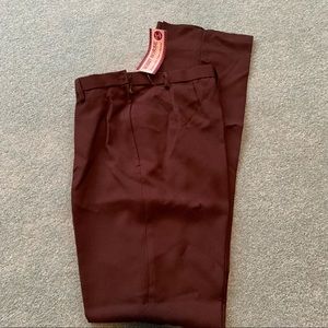 Hobby Horse chocolate side-zip Lowrider pants NWT